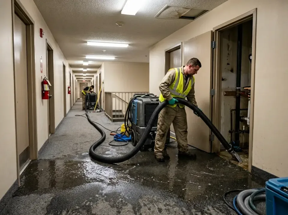 multi-unit-apartment-hallway-f-005 — frequently asked questions, Emergency Burst Pipe Water Extraction & Removal in Kennesaw…